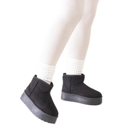 Botas de nieve informales negras con plataforma alta de Thaisa negro