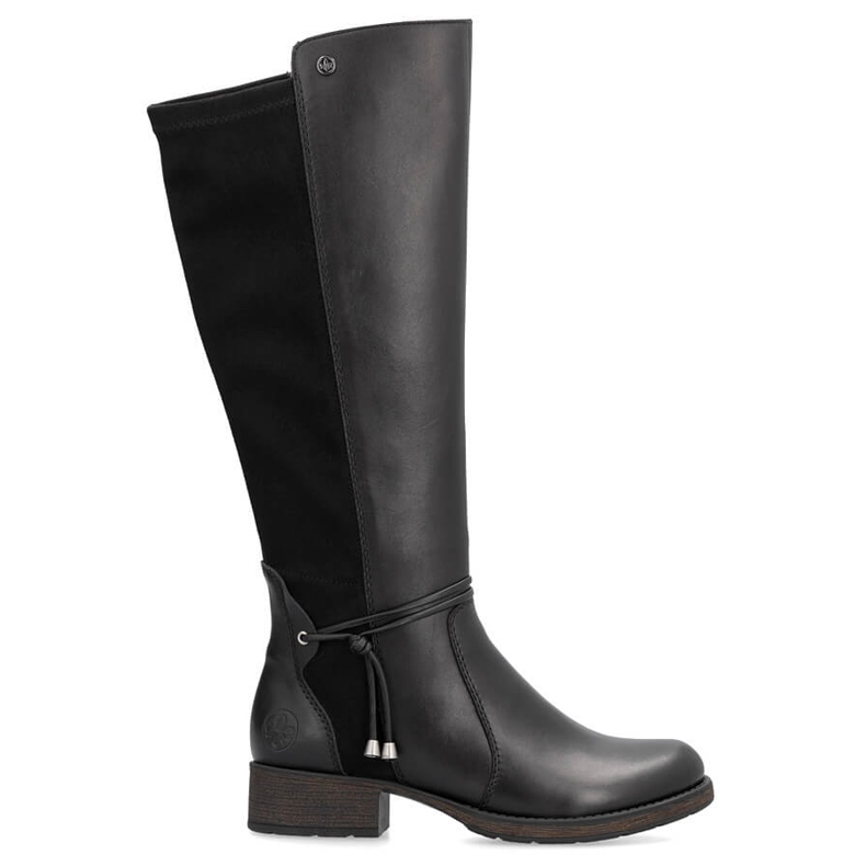 Botas aislantes de piel para mujer, negras Rieker Z9564-00 negro