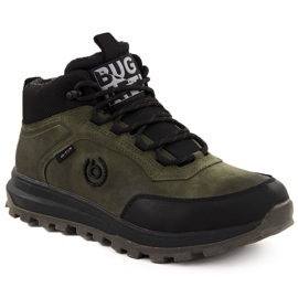 Botas aislantes impermeables de piel para hombre verde Bugatti OO153053