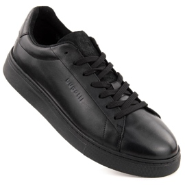 Zapatillas casual hombre piel negra Bugatti OO153122 negro