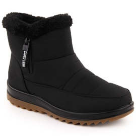 Botas de nieve de mujer con pelo, negro Potocki 66302