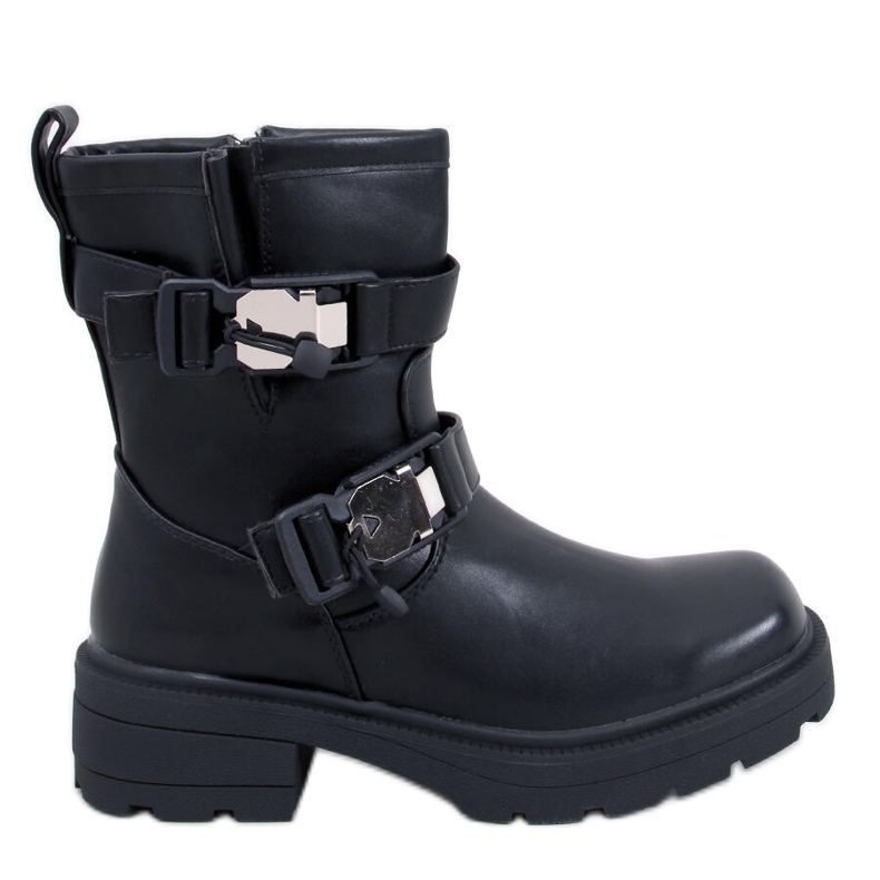 Beaus Botas militares negras negro Beaus Botas militares negras negro