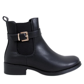 Botas Chelsea clásicas de mujer Saroni Black negro
