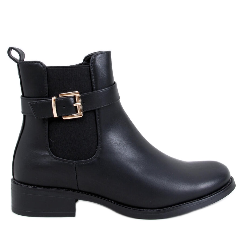Botas Chelsea clásicas de mujer Saroni Black negro
