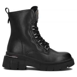 Filippo DBT6521/24 Bk Botas plataforma de piel, negro