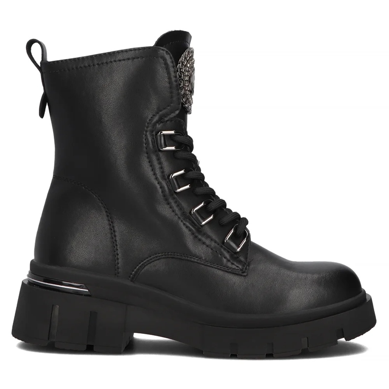 Filippo DBT6521/24 Bk Botas plataforma de piel, negro