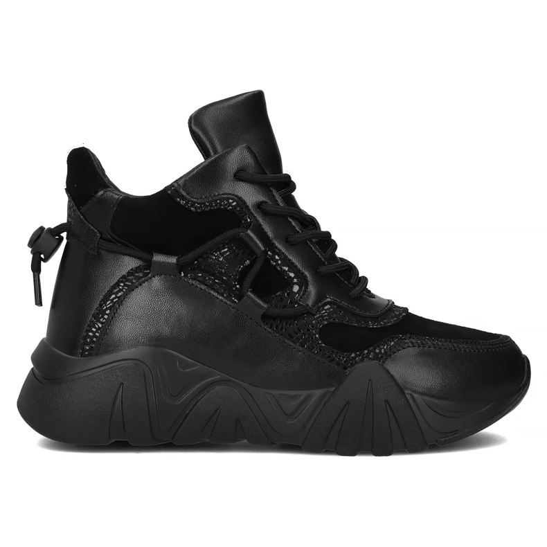 Filippo DBT6367/24 Bk Botas plataforma de piel, negro
