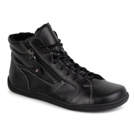Olivier Zapatos mujer minimalistas descalzos piel invierno 1261 negro