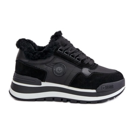 Zapatillas deportivas aisladas para mujer con plataforma Big Star OO274A216 Negro