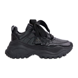 Deportivas Mujer Piel Negras CheBello 4583 negro