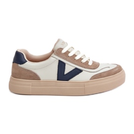 Vinceza 7923 Zapatillas Mujer Piel, Beige