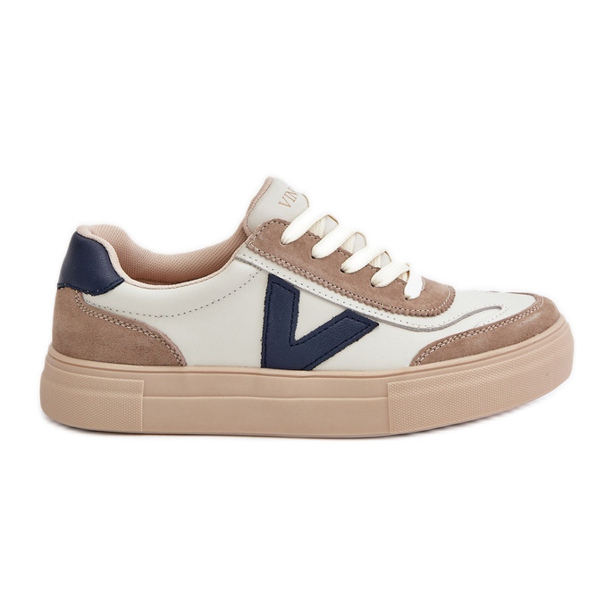 Vinceza 7923 Zapatillas Mujer Piel, Beige