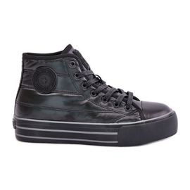 Big Star Zapatillas de mujer aisladas con plataforma OO274A471 negro