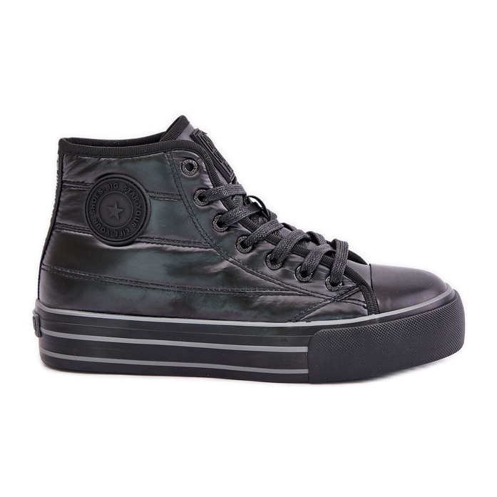 Big Star Zapatillas de mujer aisladas con plataforma OO274A471 negro