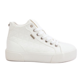 Zapatillas De Mujer Aislante Con Costuras Big Star OO274A479 Blanco