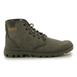 Zapatos Palladium Pampa Hi Coated U 74375-377-M Verde oscuro