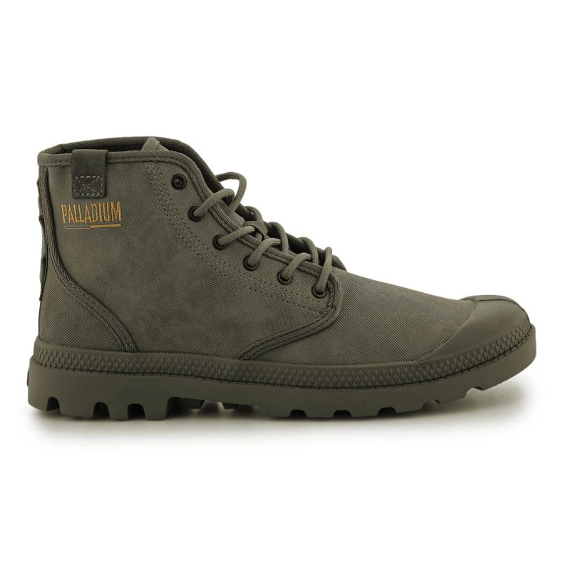 Zapatos Palladium Pampa Hi Coated U 74375-377-M Verde oscuro