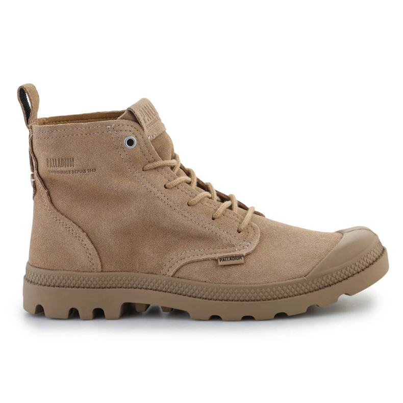 Zapatos Palladium Pampa Hi Skin U 74379-284-M Bronceado beige