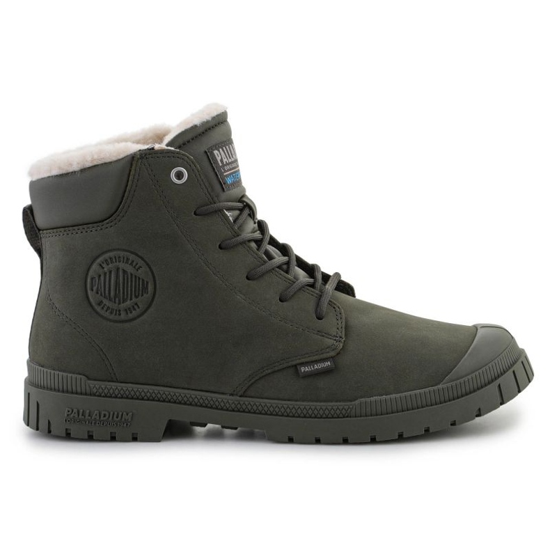 Palladium SP20 Cuff Leather Waterproof Wl U 79067-325-M Oliva Zapatos de noche verde