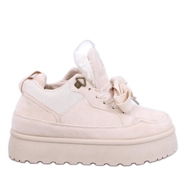 Skinner Zapatillas con plataforma aislante en beige Skinner Zapatillas con plataforma aislante en beige