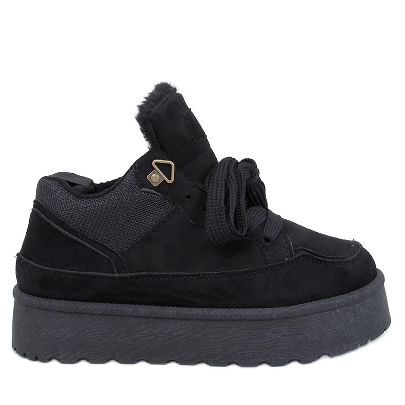 Zapatillas Skinner Black con plataforma aislante negro