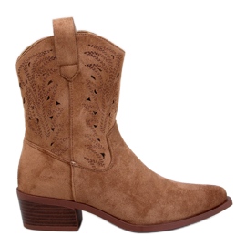 Austen Botas cowboy caladas caqui marrón Austen Botas cowboy caladas caqui marrón
