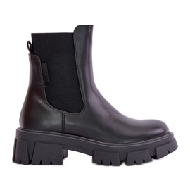 Botas Chelsea Slip-On Aislantes de Piel Ecológica Big Star MM274071 Negro Botas Chelsea Slip-On Aislantes de Piel Ecológica Big Star MM274071 Negro