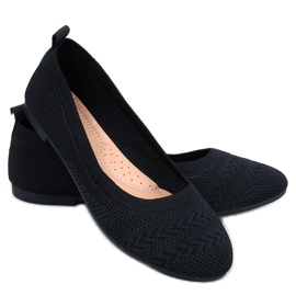 Newey Bailarinas de punto negras - Inello negro