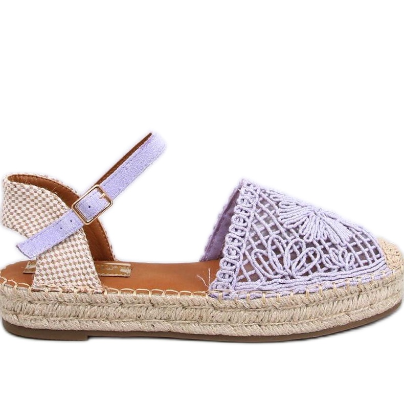 Sandalias alpargatas caladas Premat Morado - Inello violeta