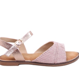 Sandalias de mujer Mollies Champán - Inello rosa