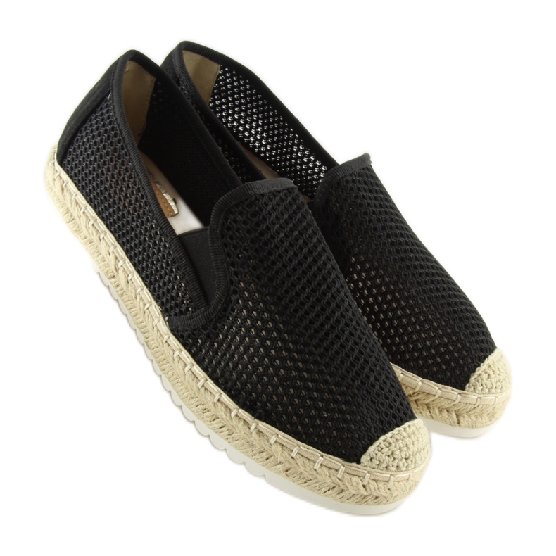 Alpargatas Mujer Negras 6602 Negro