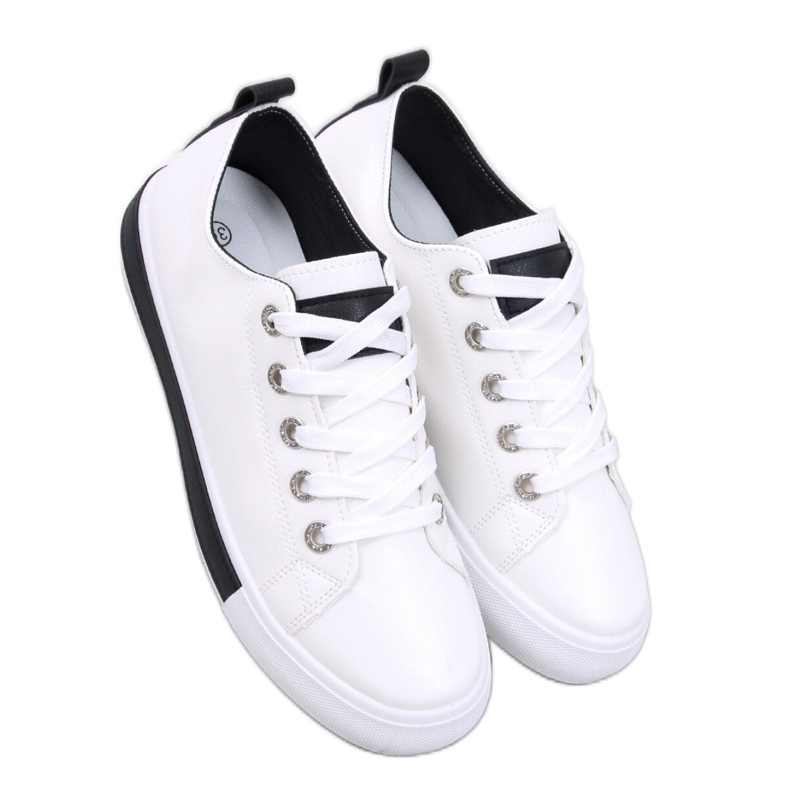 Zapatillas de mujer Rounds BLANCO/NEGRO