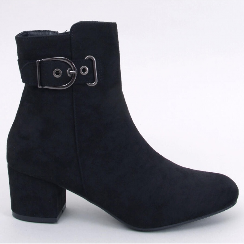 Lanne Botines tacón bajo negro - Inello