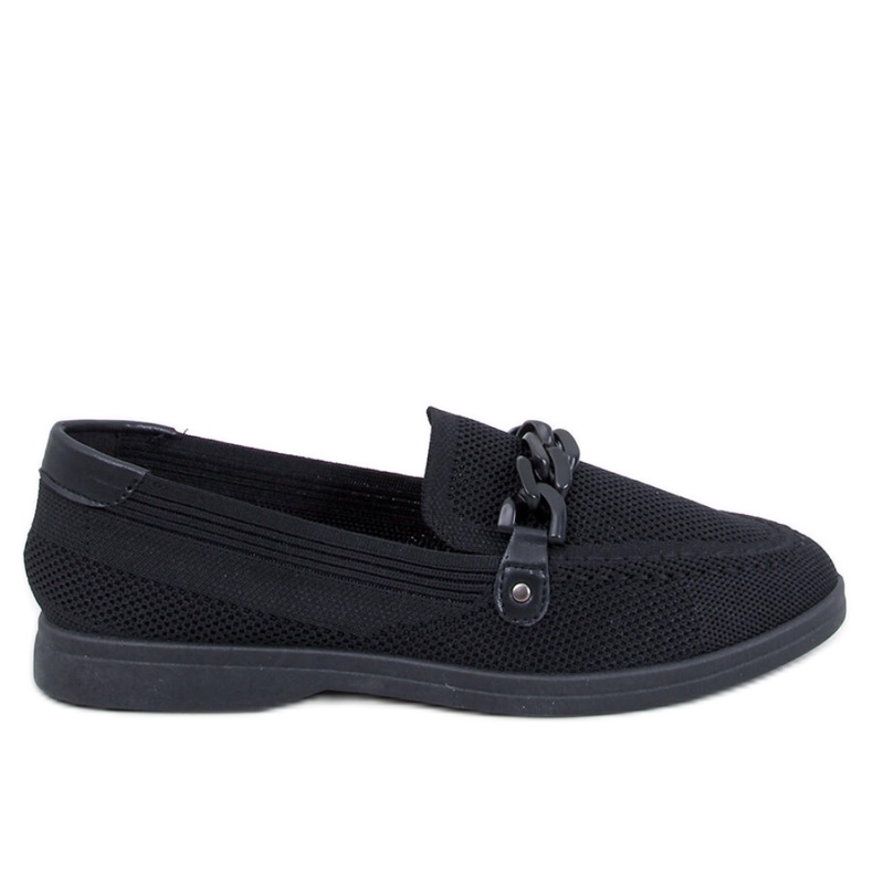 Mocasines negros calados