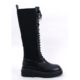Botas con parte superior flexible Negro