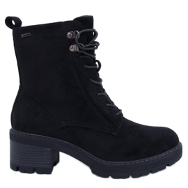 Botas cómodas de tacón Negro