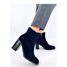 Botas tacón ante negro