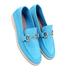 Mocasines mujer azul