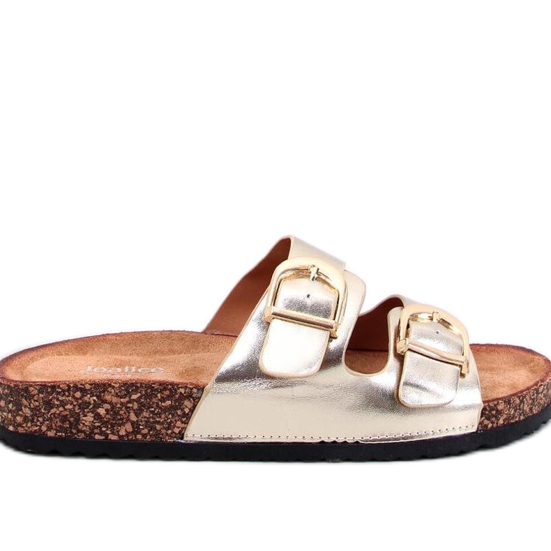Chanclas de corcho doradas dorado