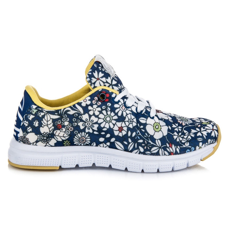 Kylie Deportivas con flores azul