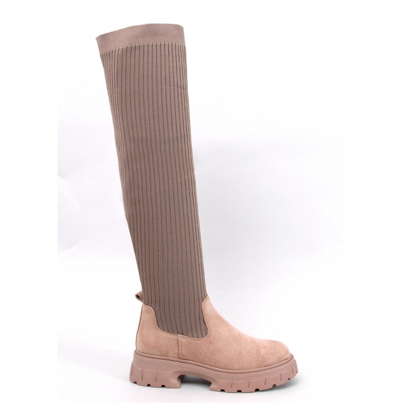 Botas calcetín Trotter Caqui - Inello marrón