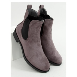 Botas Chelsea clásicas de mujer grises MR-9 Gris - Inello