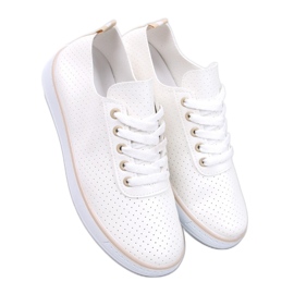 Zapatillas caladas blanco