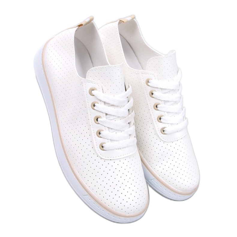 Zapatillas caladas blanco