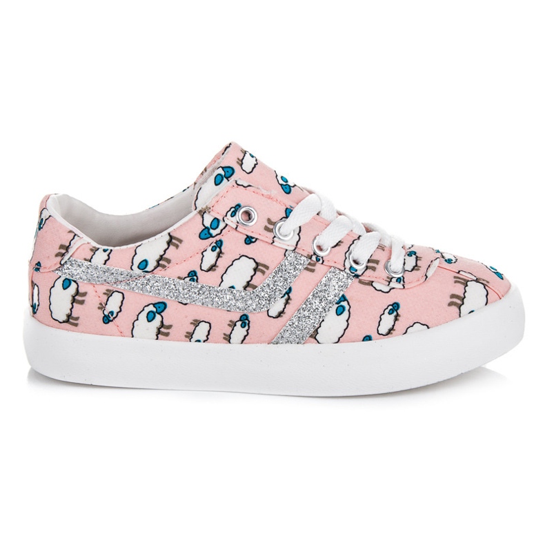 Kylie Zapatillas de cordero rosado