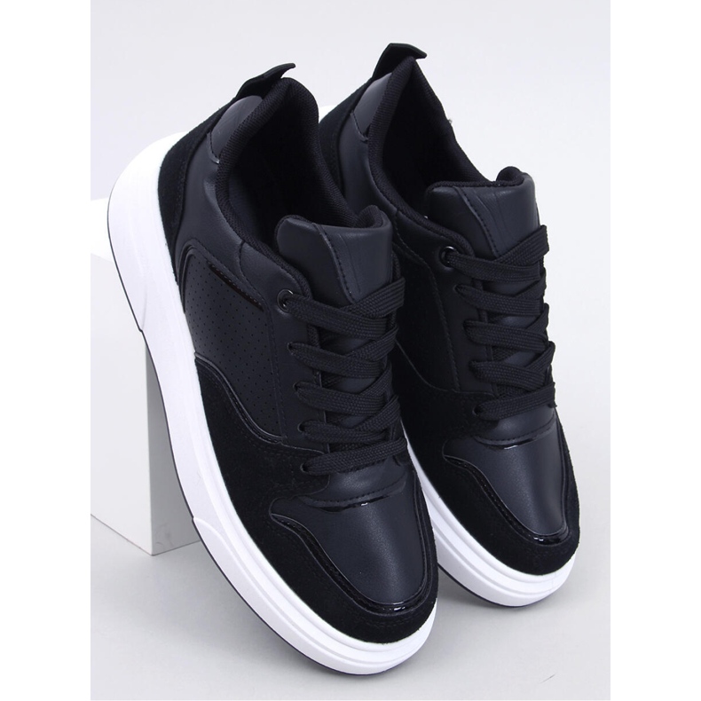 Restante Deportivas suela alta negras - Inello negro