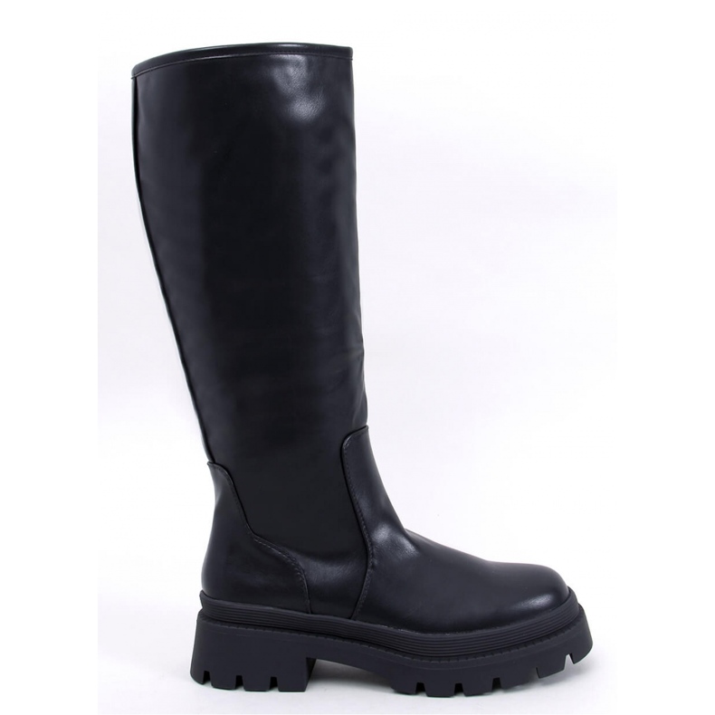 Dillard Black - Botas Inello con suela gruesa negro