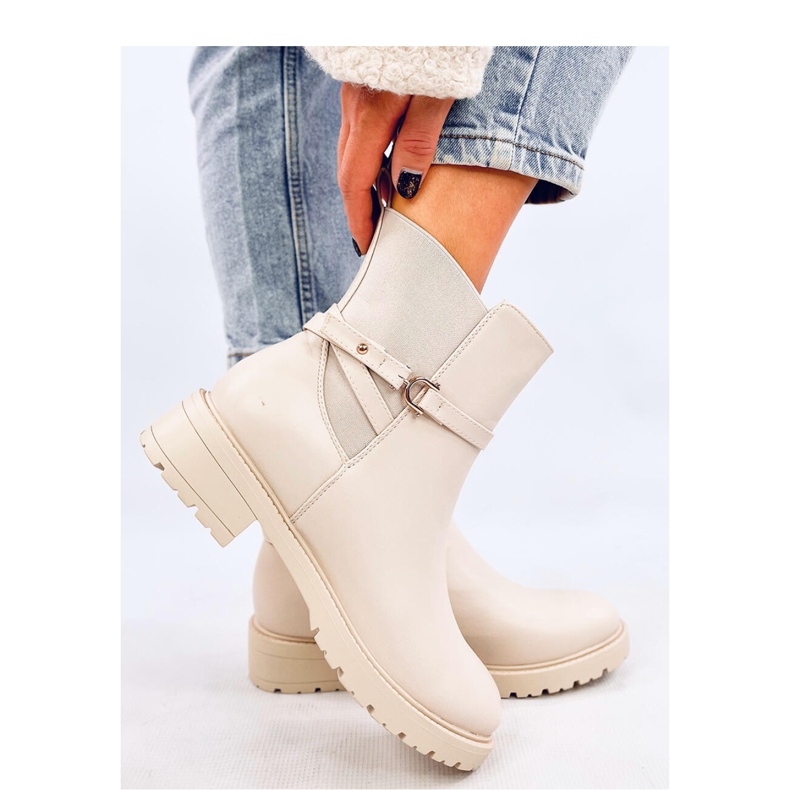 Botas Chelsea clásicas de mujer en color Beige