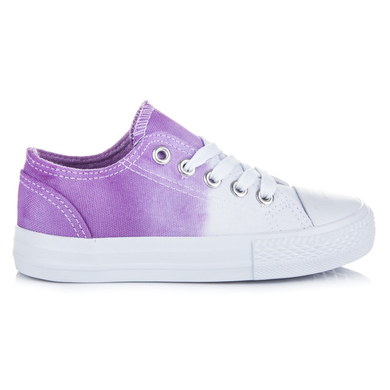 Kylie Zapatillas deportivas Ombre para niños. blanco violeta