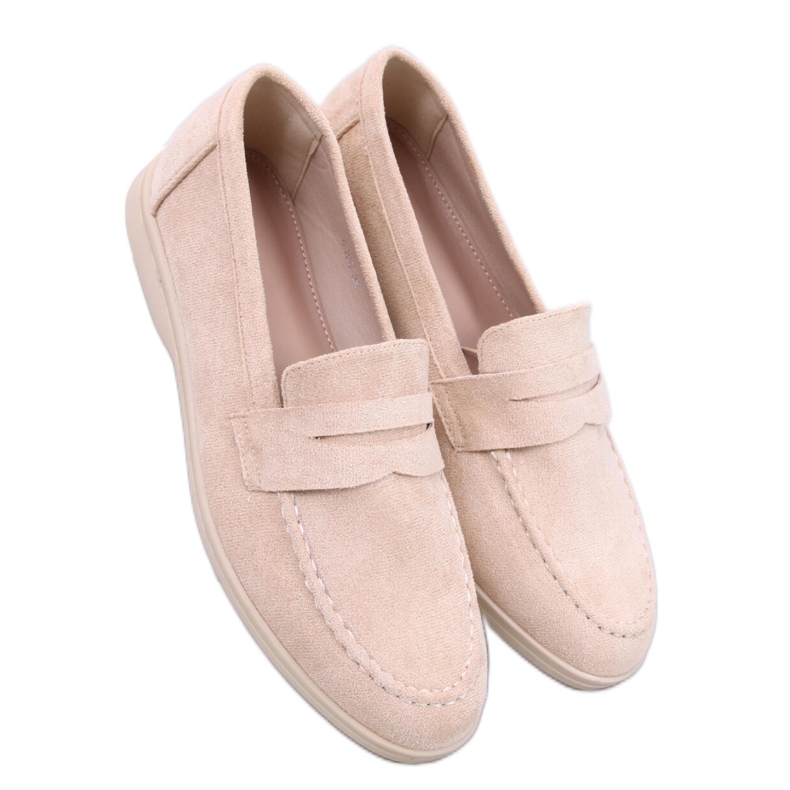Mocasines mujer beige Mocasines mujer beige
